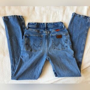 Vintage Wrangler Classic Blue red stitching Denim Jeans
